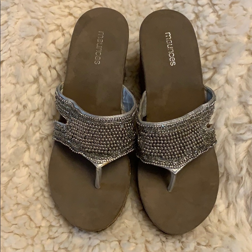 Cork Wedge Sandals